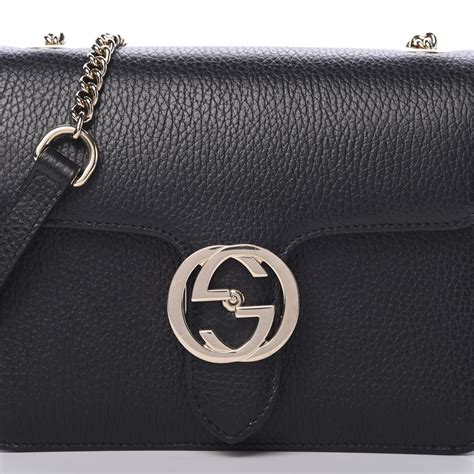 dollar calf gucci|Gucci Dollar Calf Interlocking Shoulder Bag .